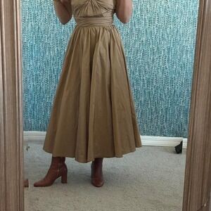 Liu Jo Made in Italy Beige strapless Dress size xsmall